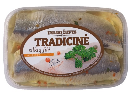 TRADIČNÉ FILETY SLEĎA V OLEJU 510 G DVARO