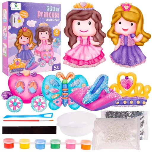 SADROVÉ MAGNETY DO CHLADNIČKY PRINCESS DIY ART SADA NA MAĽOVANIE