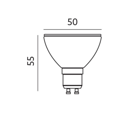 GU10 Premium 7W 4000K 230V Kobi Light LED žiarovka