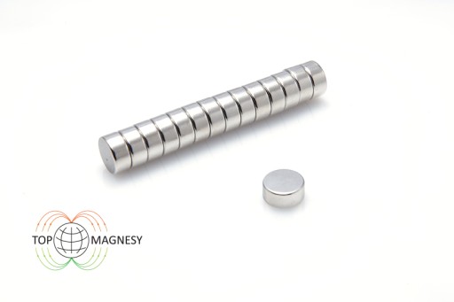 Cylindrický neodymový magnet MW 9x4 N38 10 kusov