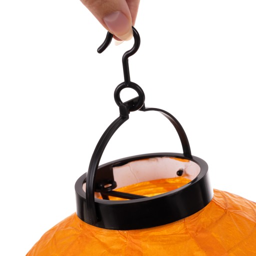 LED tekvicový HALLOWEEN svietiaci papierový lampáš