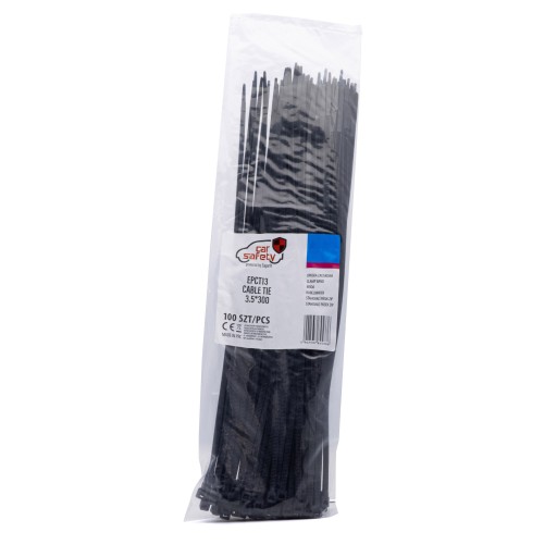 KABELOVÉ VIAZAČKY ČIERNE KABELOVÉ VIAZAČKY 3,5x300mm
