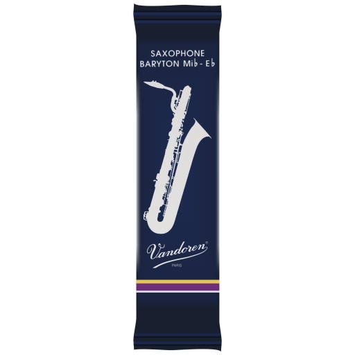 Barytónový saxofónový plátok Barytón 5 Vandoren Classic Blue SR245