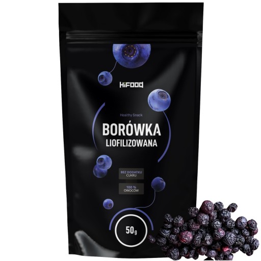 Čučoriedky 50g Lyofilizované HiFOOD CEL