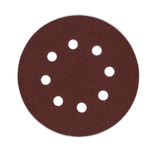 BRÚSNE PAPIEROVÉ KOTÚČE NA VELCRO 125mm P100 - 25 ks
