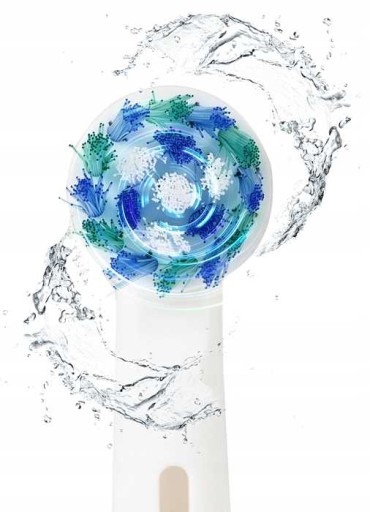 4x NÁHRADNÉ HLAVY KEFEK KRÍŽOVÝ BIELY PRE ORAL-B