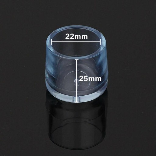 Silikónové opierky nôh stoličky 22 mm