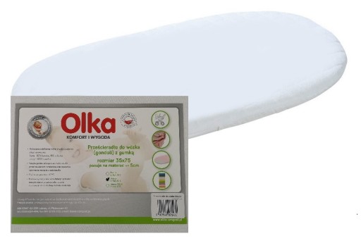 LUX Jersey plachta na kočík 35x75 biela OLKA