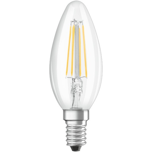 LED SVIEČKOVÁ žiarovka E14 4W 40W 2700K OSRAM FILAMENT