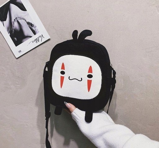 Messenger Bag Peňaženka Face Anime Canvas Cosplay