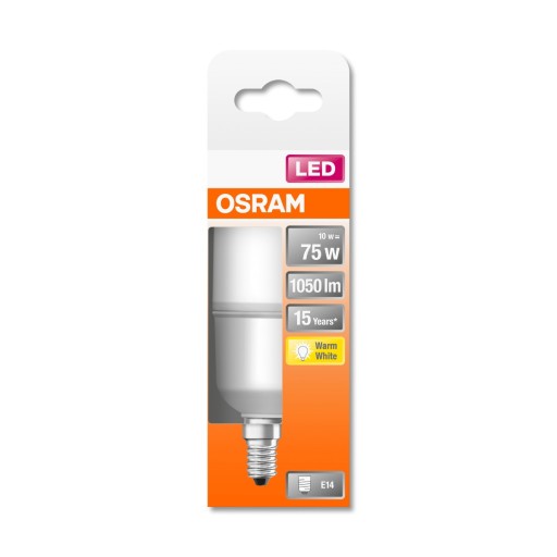 LED žiarovka E14 Rúrka 10W = 75W 2700K STICK OSRAM