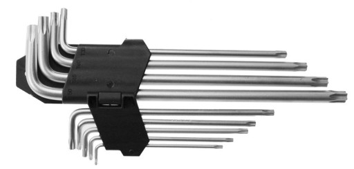 TORX KEYS SET 1,5-10 9 kusov TORX KEYS TORX KEYS