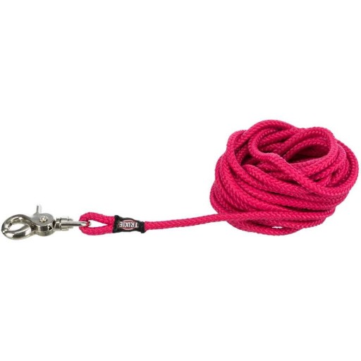 Trixie TEASH TRAINING Lano pre psov, fuchsia, S-L, 5m