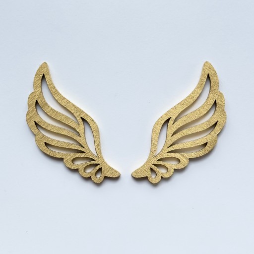 Angel wings Single Gold 3 páry