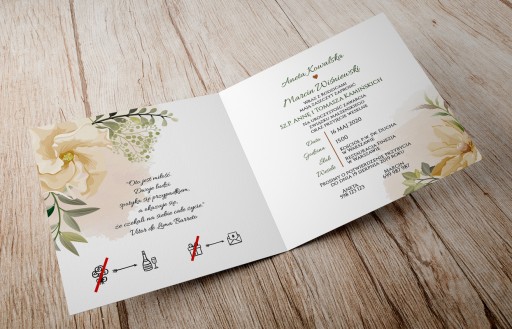 Pastelové svadobné oznámenia
