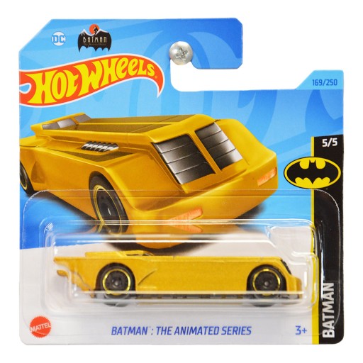HOT WHEELS AUTO BATMOBILE BATMAN ANIMOVANÁ SÉRIA ZLATÁ