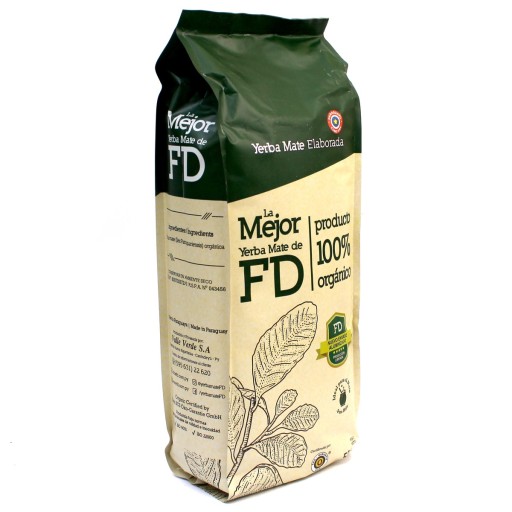 Yerba Mate Fede Rico La Mejor 500 g elaborada super silný Paraguay Bio 0,5 kg