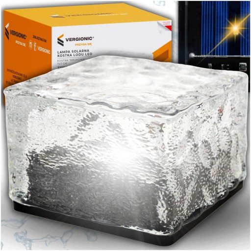 SOLÁRNA LAMPA LED DLAŽNÍCKA DEKORATÍVNA POZEMNÁ LAMPA