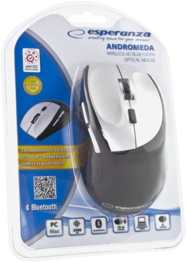 BEZDRÔTOVÉ BLUETOOTH 6D OPT. ANDROMEDA STRIEBORNÁ