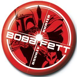 Star Wars Boba Fett - odznak špendlík 2,5 cm
