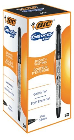 BIC Gel-ocity Stic 0,5 mm čierne gélové pero