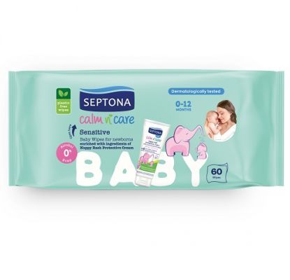 SEPTON Vlhčené obrúsky pre bábätká 60 ks.