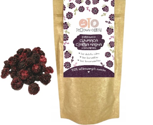 OTOLANDIA MRAZOM SUŠENÉ OVOCIE ČIERNA MALINA V KUSOCH