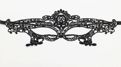 VYŠÍVANÁ ČIPKOVÁ MASKA NA OČI, DÁMSKE KARNEVALOVÉ VZORY