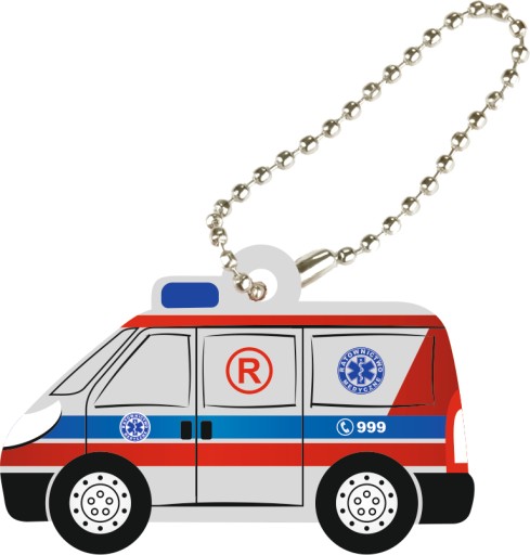 REFLEXNÝ KĽÚČOVKA NÚDZOVÁ NÚDZOVÁ AMBULANCIA ERKA