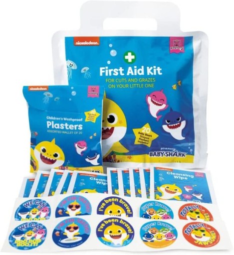 Súprava prvej pomoci pre bábätko žraloka 20 náplastí