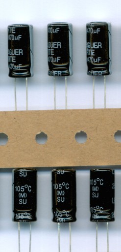 470uF 25V NÍZKY ESR 470 µF 25 V (10 KS) ELEKTROLYTICKÝ KONDENZÁTOR