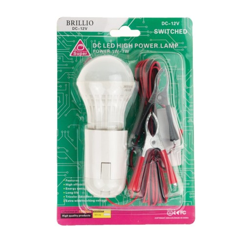 LED DIELENSKÚ ŽIAROVKA S SVORKAMI NA AUTOBATÉRIU KAMPAŇU