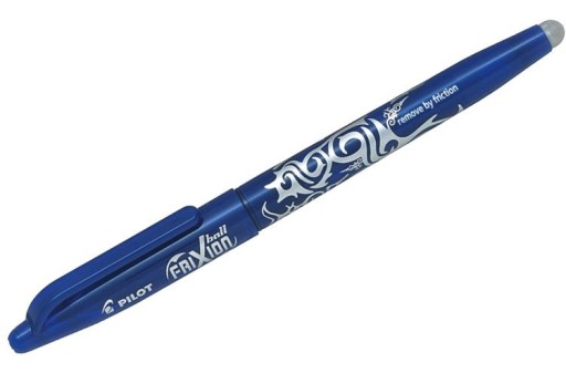 Zmazateľné guľôčkové pero PILOT FRIXION Zmazateľné 0,7 mm MODRÁ