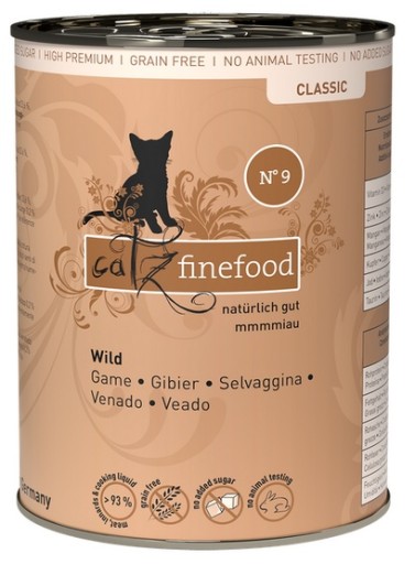Catz Finefood Classic N.09 Srnčie konzervy 400g