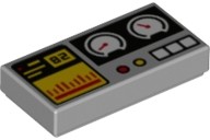 LEGO 3069bpb0855 1x2 DLAŽDIČKOVÝ OVLÁDACÍ PANEL NOVINKA (1g)