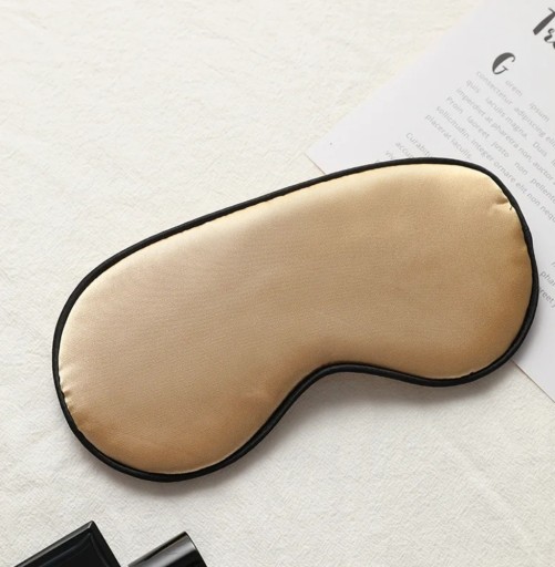 Saténová maska na spánok Sleep Headband Luxury Gold