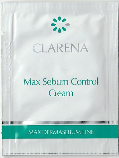 Clarena Max Matt Cream denný zmatňujúci krém na tvár, 3 ml vzorka