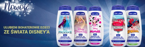 On Line Disney Gel 3v1 Princess Muffin 400ml