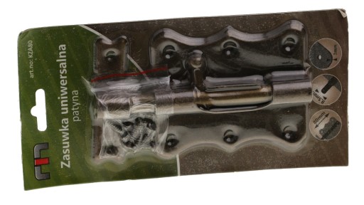ZÁPADKA ZÁPADKA PATINA 80 mm ZATVORENIE ZÁPADKY