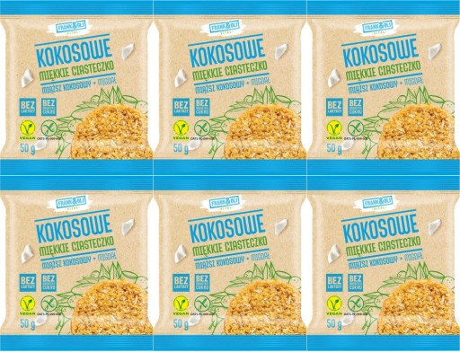 Kokosová sušienka s mandľou Frank & Oli 50 g x 6 ks