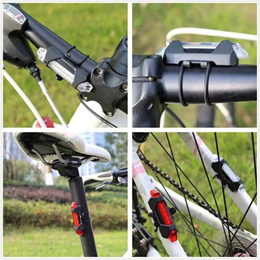 VÝKONNÁ LED ZADNÁ BICYKLE LAMPA USB 15H iLIGHT PRO