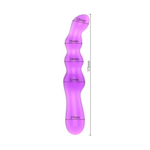 FIALOVÉ GÉLOVÉ DILDO VAGINÁLNE ANÁLNE GULIČKY