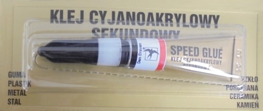 Den Braven kyanoakrylátové sekundové lepidlo 2g