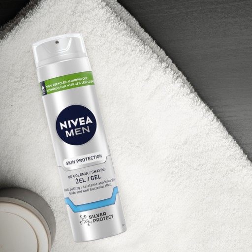 NIVEA MEN Gél na holenie Silver Protect 200 ml