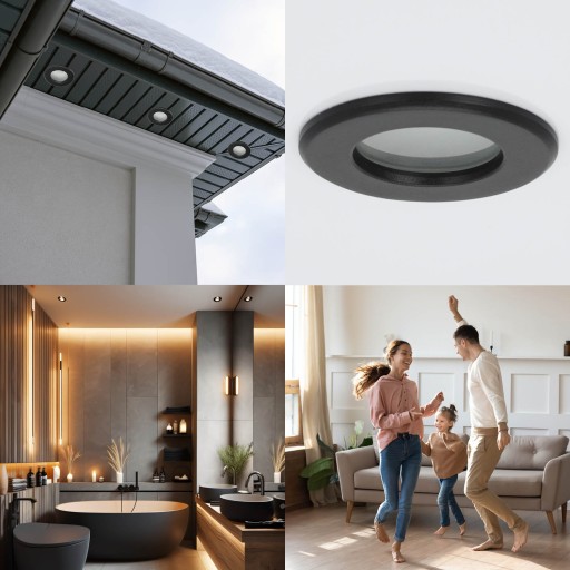 Hermetická halogénová súprava svietidiel LUMO11 + LED GU10 5W PREMIUM neutrálna