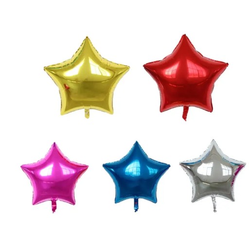 Fóliový balónik BLUE STAR héliová hviezda