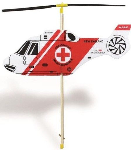 Model vrtuľníka s gumovým pohonom EDU-9320