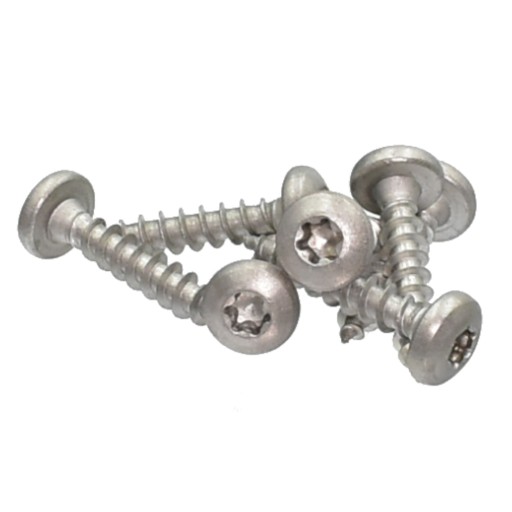 3x16 LENENTICKÁ VALCOVÁ NEREZOVÁ SKRUTKA DO DREVA TORX 9112 (10)