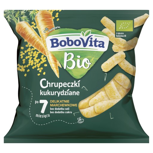 BoboVita Bio mrkvové kukuričné chrumky
