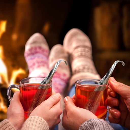 Infuser, oceľové sitko na bylinkový čaj